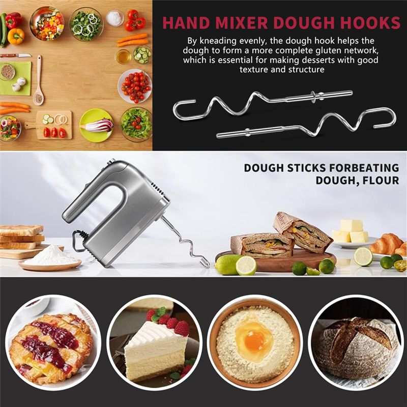 A23E-Dough Hook For Hand Mixer - đánh giá và giá Kitchenaid Mixer Hand Mixer