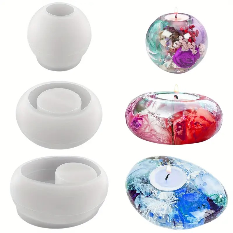 Tealight Candle Holder Resin S - đánh giá và giá Potsticker Mold