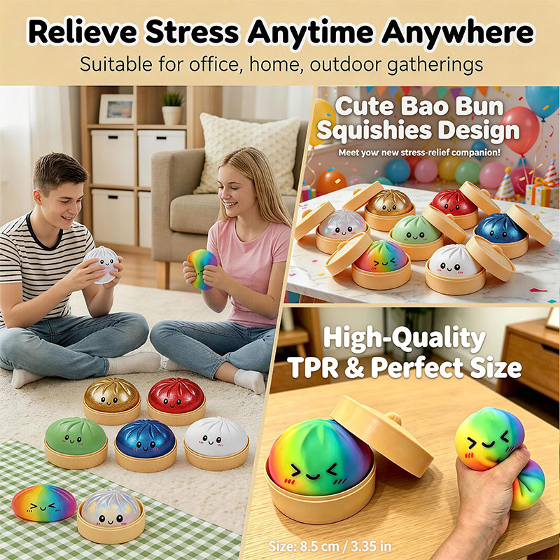 Bao Bun Squishy Toy with Bambo - đánh giá và giá Bao Steamer Bamboo