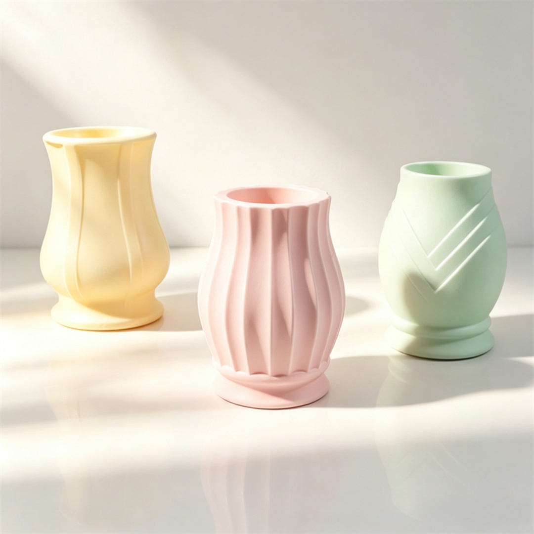 Embossed Pattern Curved Vase S - đánh giá và giá Potsticker Mold