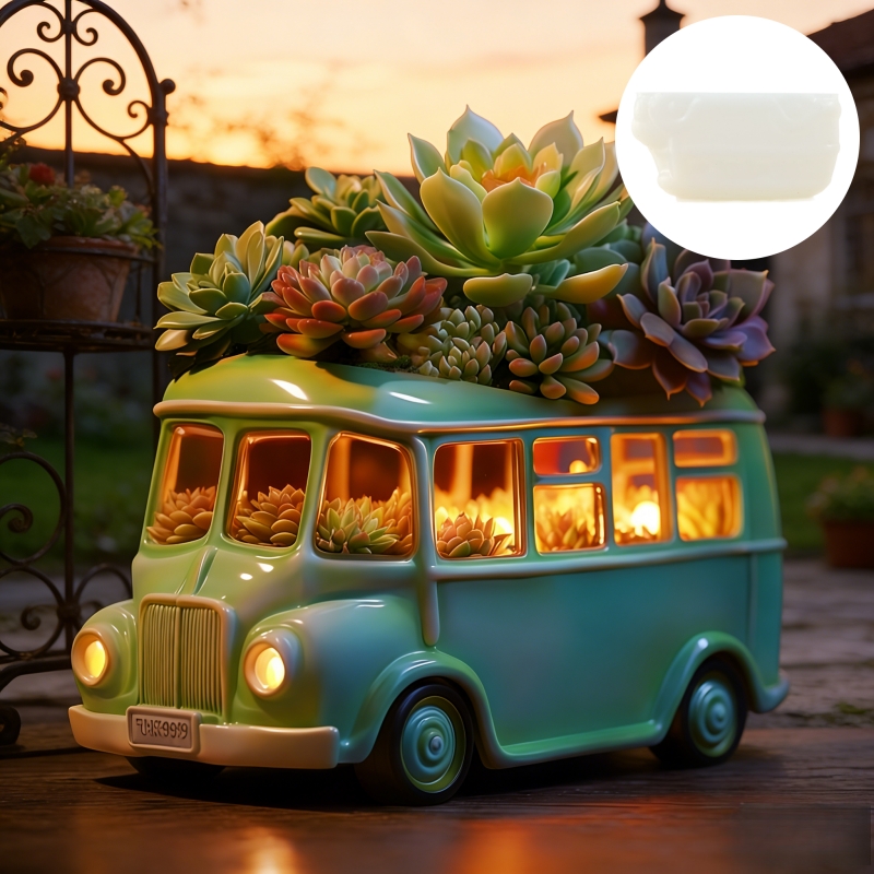 Bus succulent plant flowerpot  - đánh giá và giá Potsticker Mold